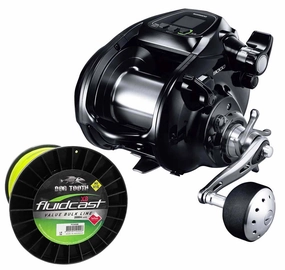 Shimano Forcemaster 9000A Electric Reel With Line