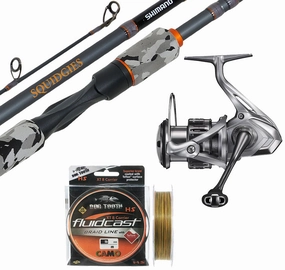Shimano Light Medium Estuary Lure And Bait Fishing Combo