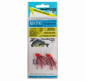 Shinto Pro Bite Enticer Paternoster Mutsu Circle Rig 2pk Size #4