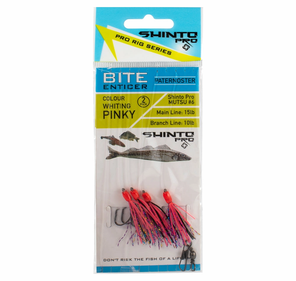 Shinto Pro Bite Enticer Paternoster Mutsu Circle Rig 2pk Size #6