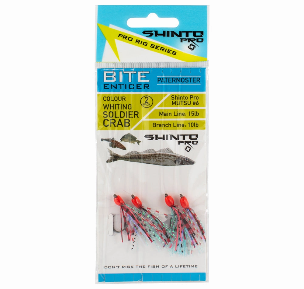 Shinto Pro Bite Enticer Paternoster Mutsu Circle Rig 2pk Size #6