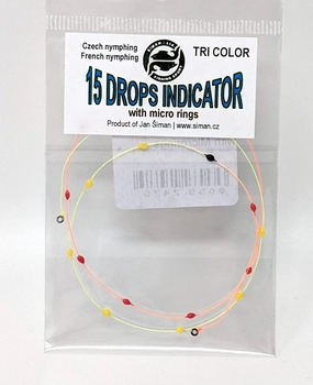 Siman 15 Drops Indicator Tri Color with microrings