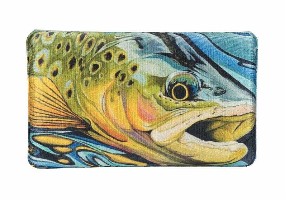 Slim Lycra Covered Trout Design Fly Box