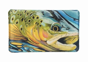 Slim Lycra Covered Trout Design Fly Box