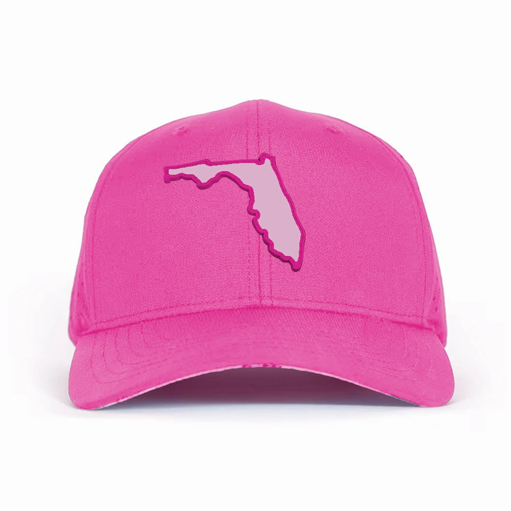 Special Edition Performance Snapback | Florida Palm Tree | Bright Pink