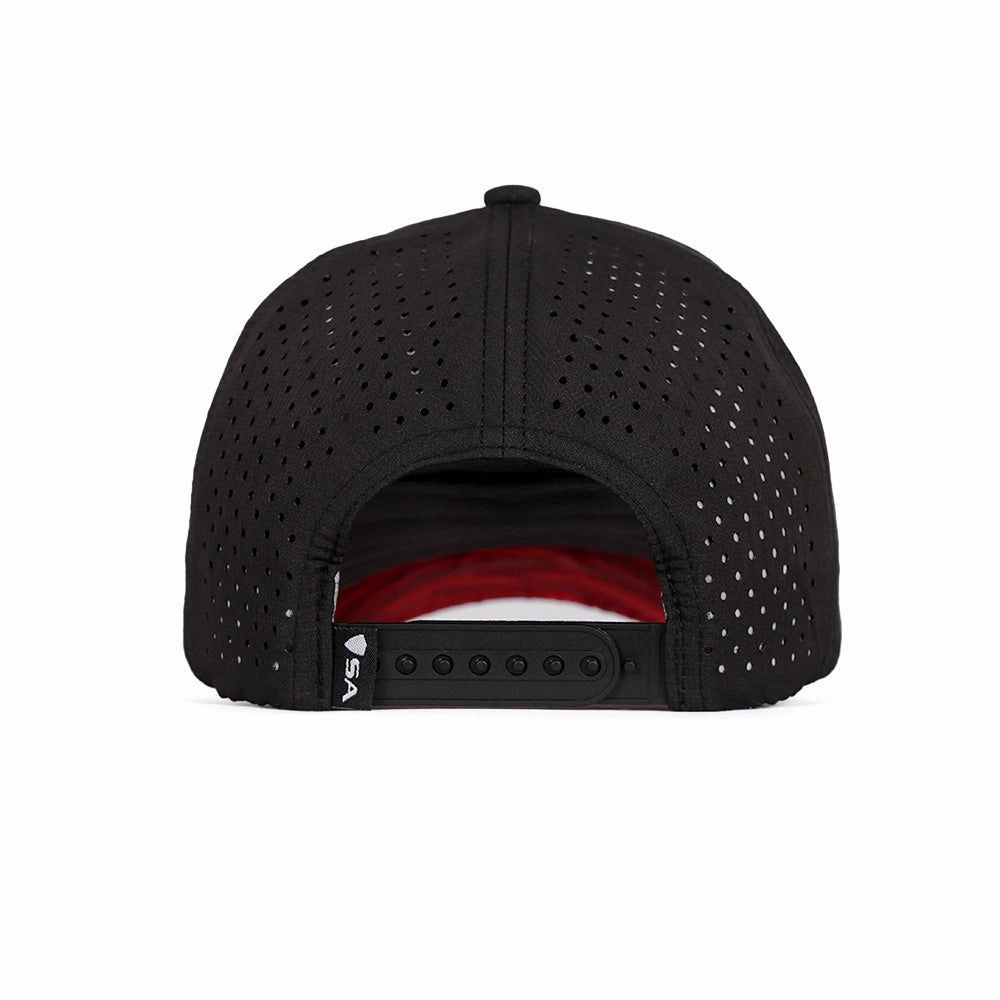 Special Edition Performance Snapback | Red Line | Black