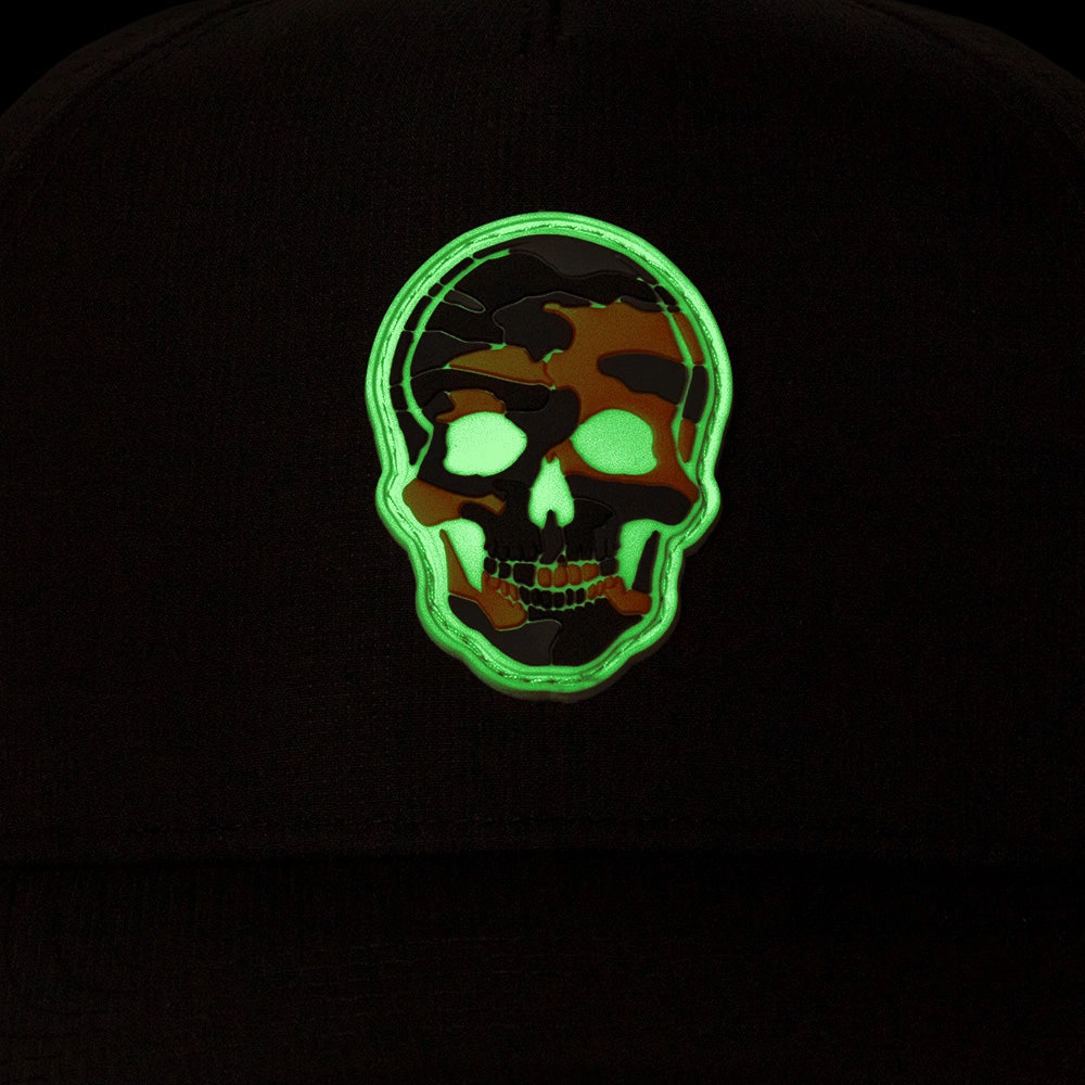 Special Edition Performance Snapback | Skull Orange Military Camo