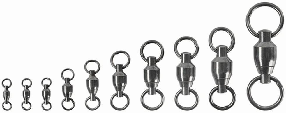 SPRO Ball Bearing Swivel w/2 Welded Rings - Duraslick Finish
