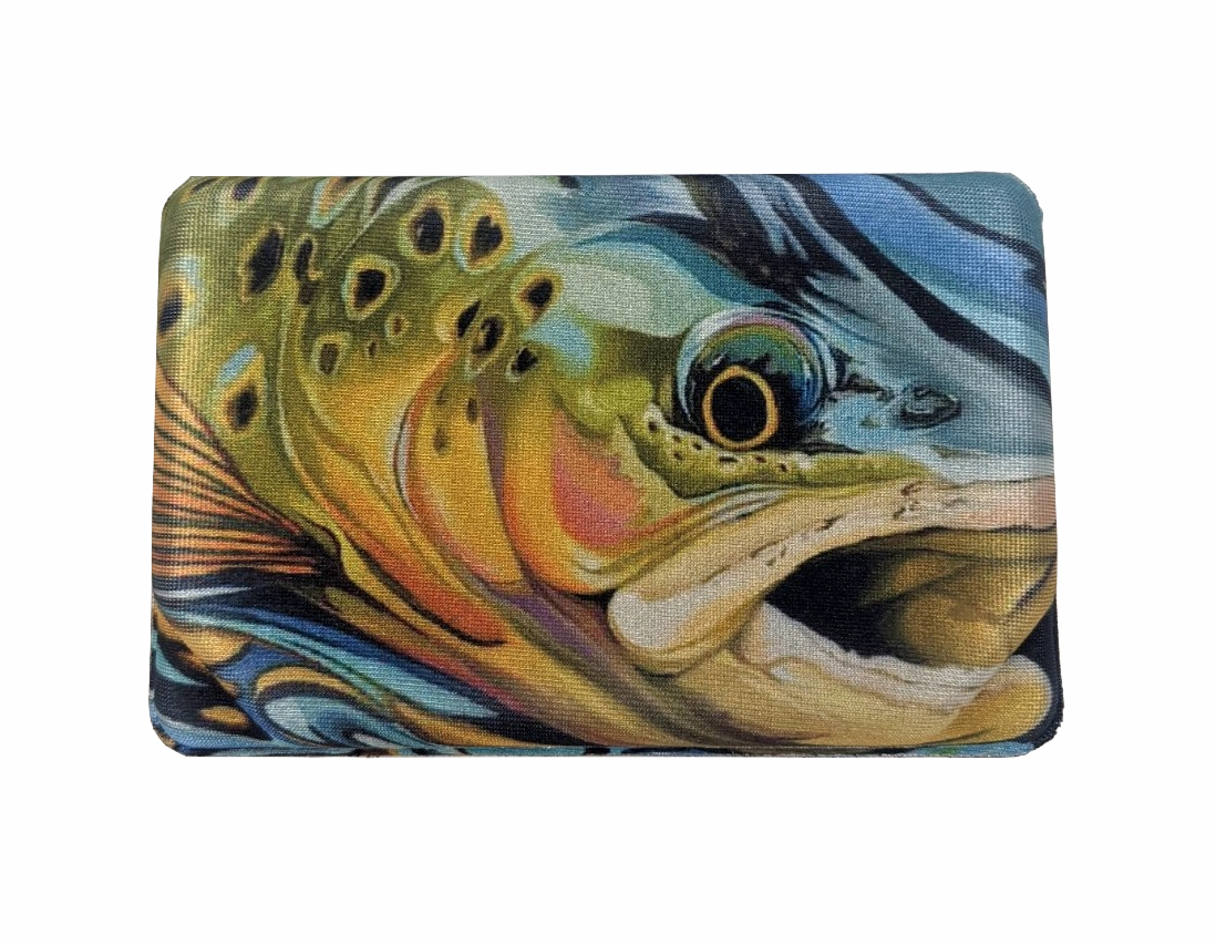 Standard Lycra Covered Trout Design Fly Box