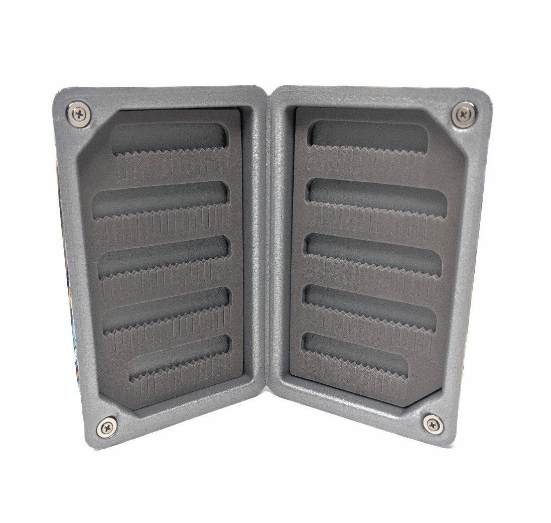 Standard Lycra Covered Trout Design Fly Box