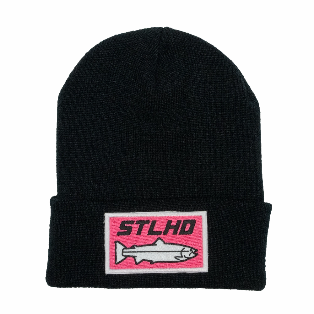 STLHD Knit Beanie Patch Hat - 2 Patch Options
