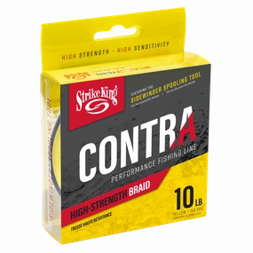 Strike King Contra Braid - Hi-Vis Yellow