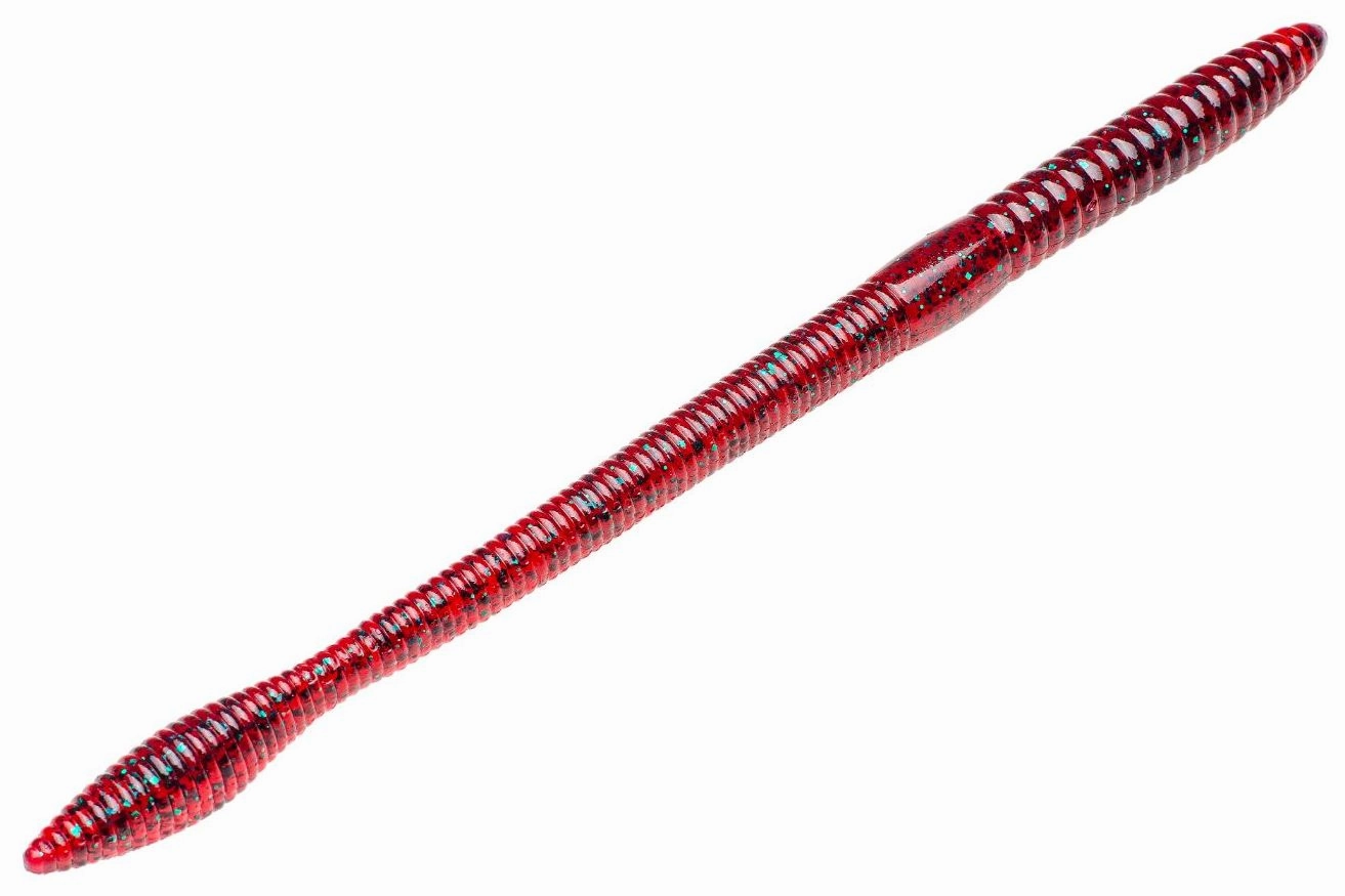Strike King KVD Bull Worm 10 inch Soft Plastic Worm 5 pack