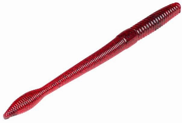 Strike King KVD Bull Worm 8 inch Soft Plastic Worm 5 pack