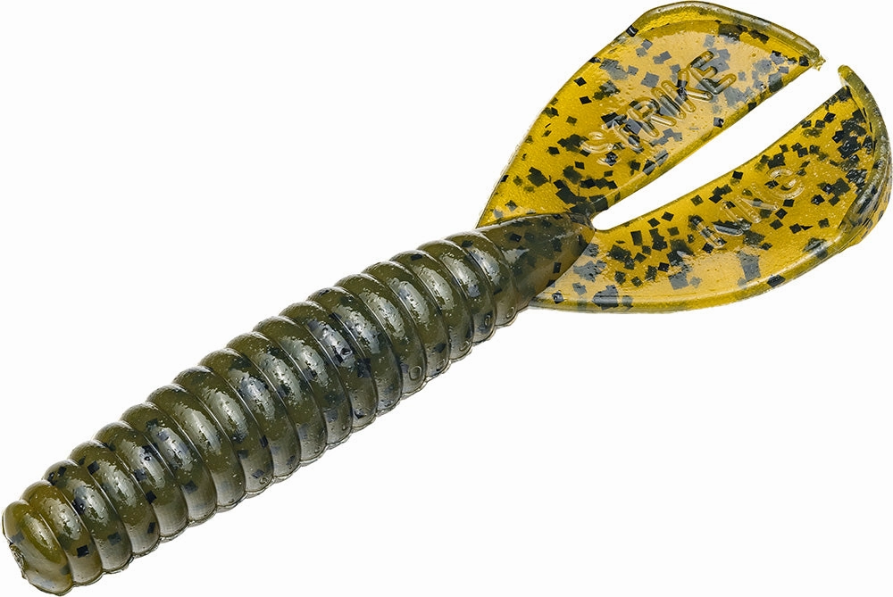 Strike King Twin Tail Rage Menace 3.5 inch Soft Plastic Grub 8 pack