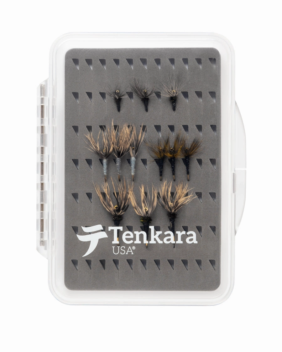 Tenkara Fly Assortment - 12 flies in box