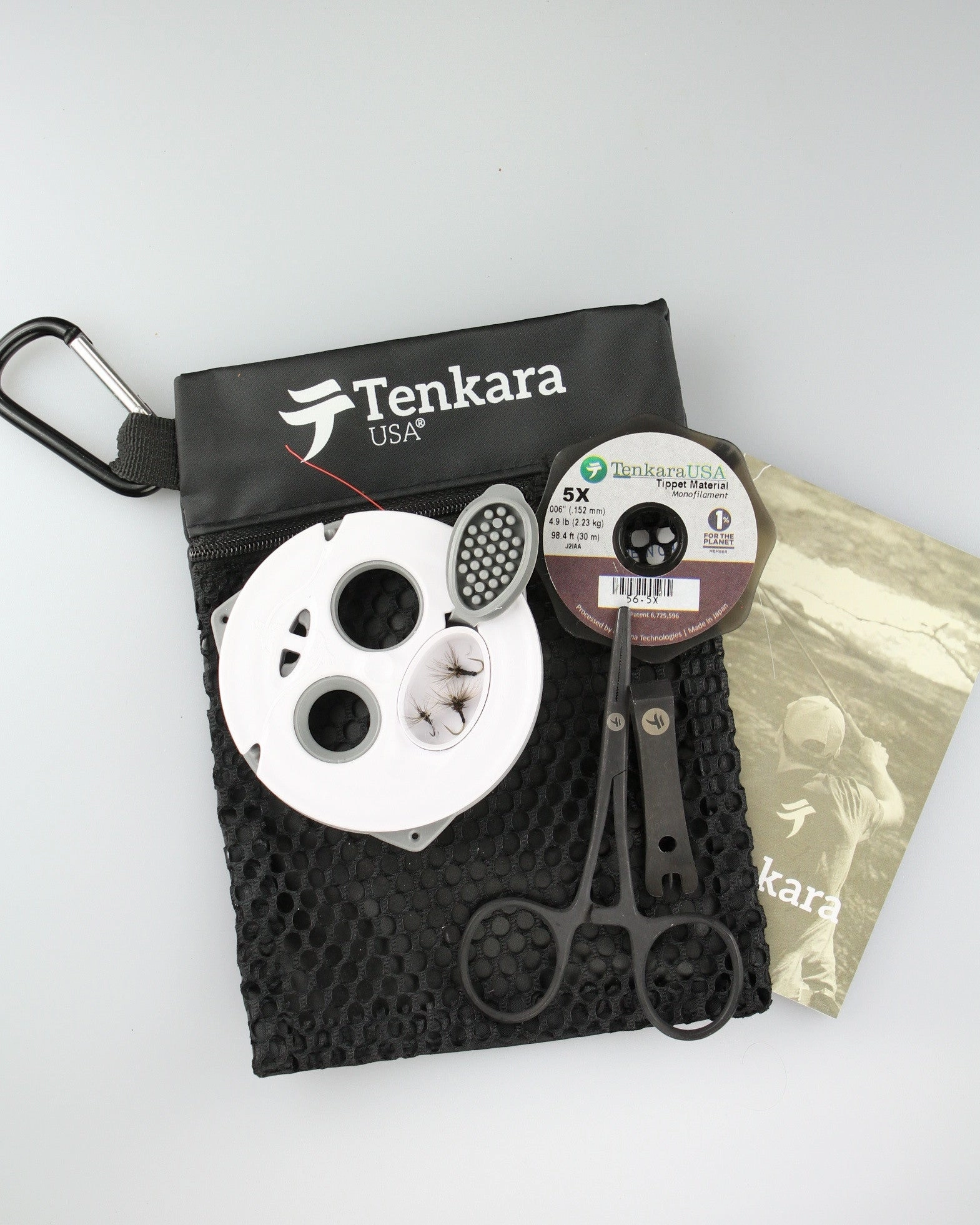 Tenkara USA Kit - Keeper, Line, Tippet, Nipper, Clamp