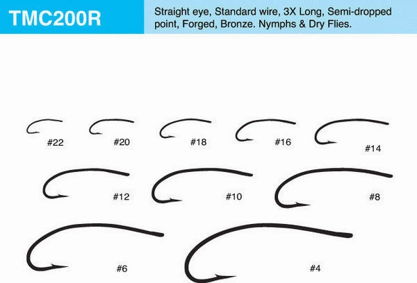 Tiemco 200R Hook 25 Pack