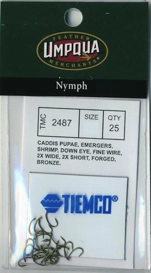 Tiemco 2487 Hook 25 Pack