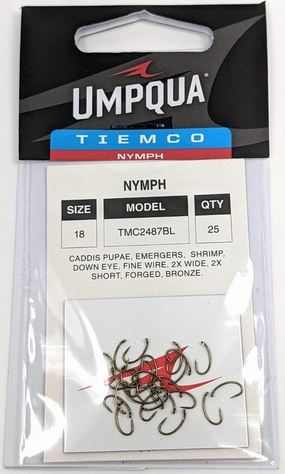 Tiemco 2487BL Hook 25 Pack