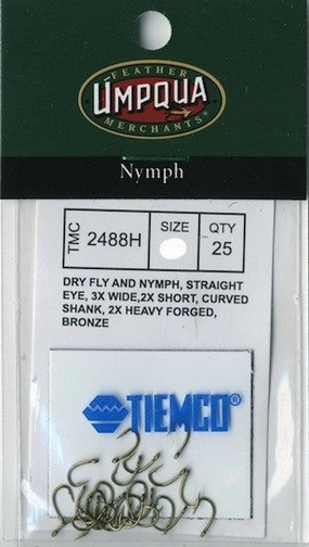 Tiemco 2488H Hook 25 Pack
