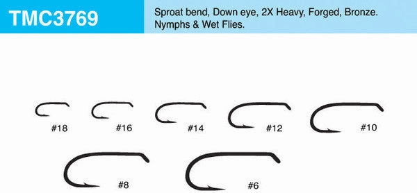 Tiemco 3769 Hook 25 Pack