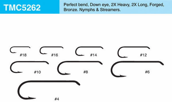 Tiemco 5262 Hook 25 Pack