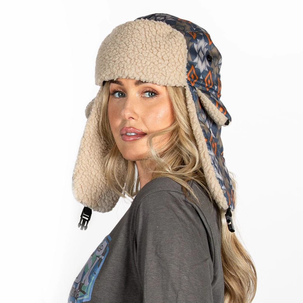 Trapper Hat | Chevron Cowboy