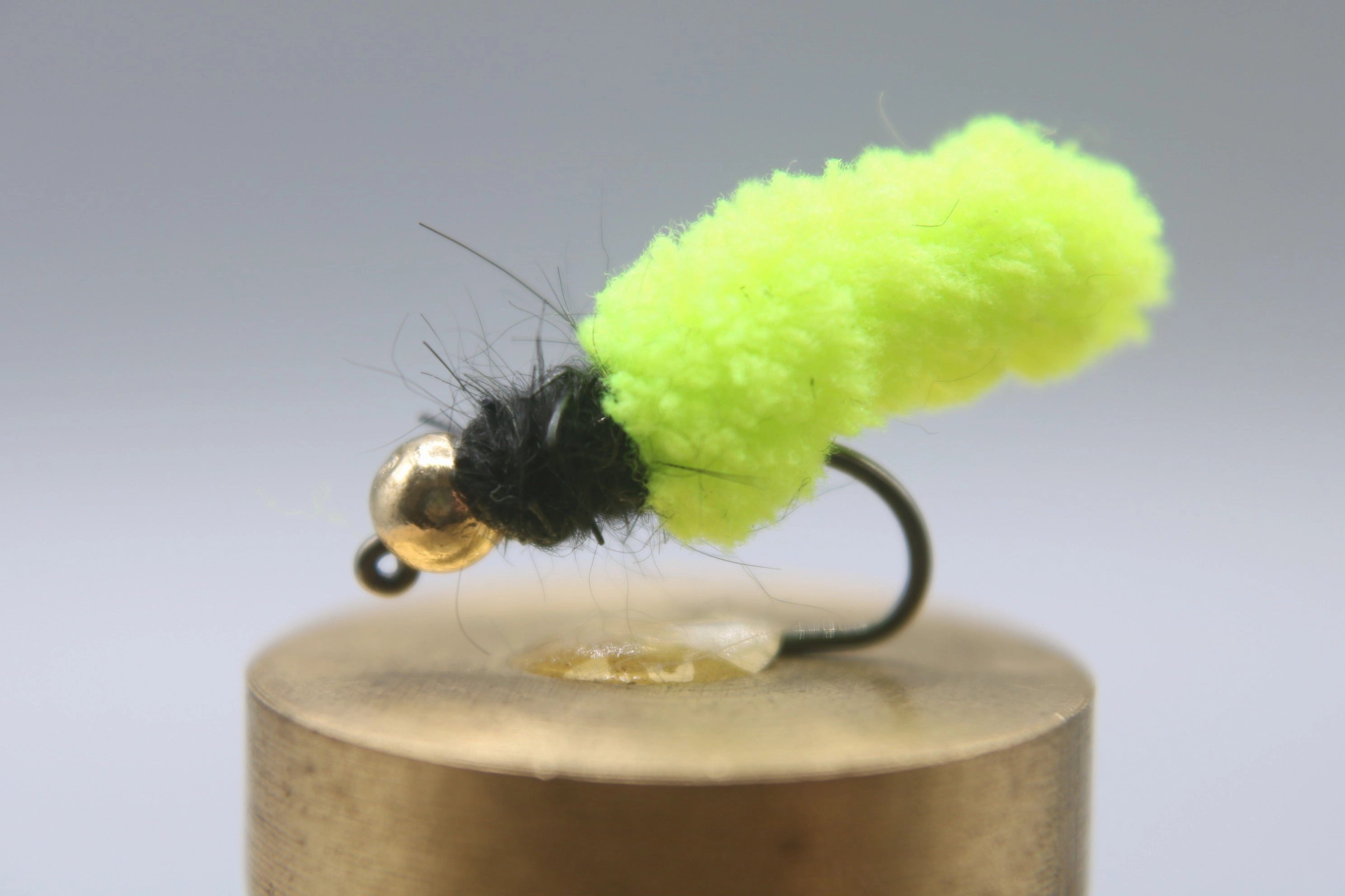 Tungsten Bead Barbless Jig Mop Fly
