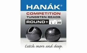 Tungsten Bead Round Slotted Black Nickel Hanak Competition