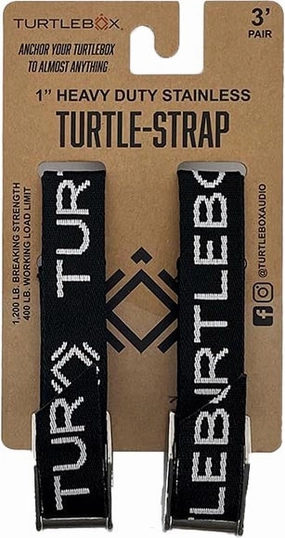 Turtlebox Audio Waterproof Bluetooth Speaker Tie Down Straps - 2 Pack