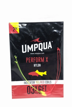 Umpqua Indicator Coil 6' Yellow/Red 03X (2 pk)