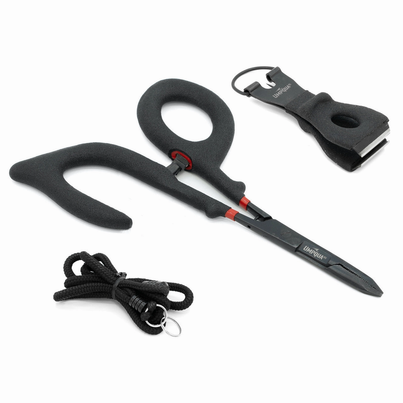 Umpqua Rivergrip PS  6" Open Clamp, Big Nip, Lanyard Combo