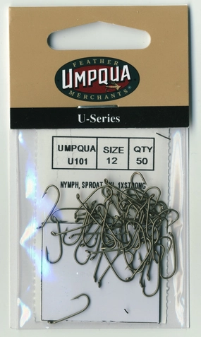 Umpqua U101 Nymph U-Series Hook 50 Pack