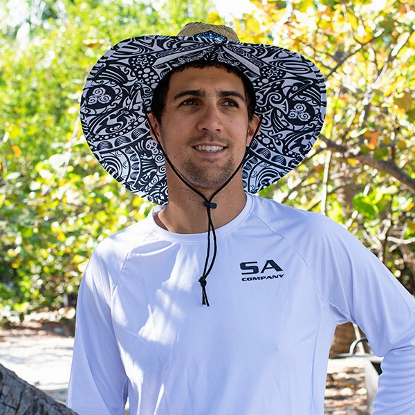 Under Brim Straw Hat | Polynesian Tribal 2.0