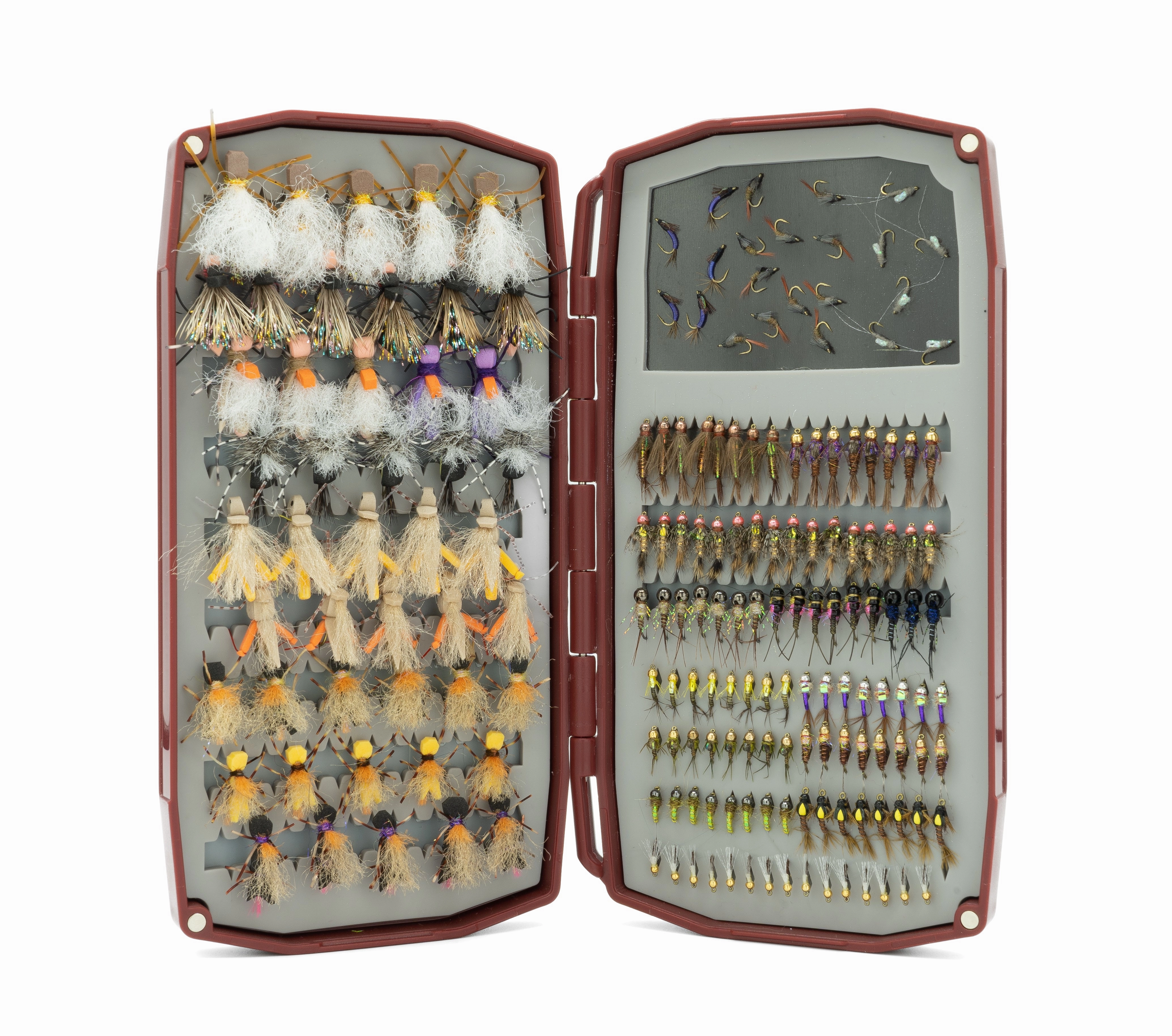 UPG Sili Weekender Large Claret Fly Box
