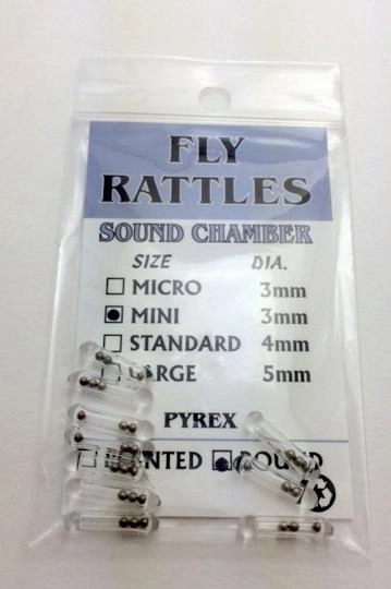 Wapsi Glass Fly Rattle Rounded End