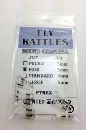 Wapsi Glass Fly Rattle Rounded End