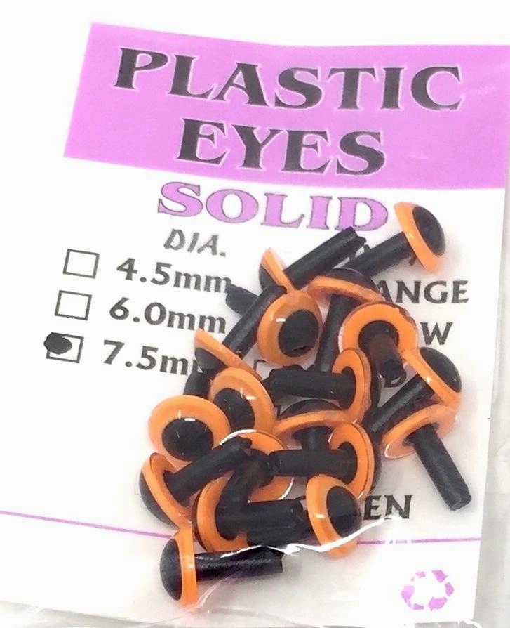 Wapsi Solid Plastic Eyes