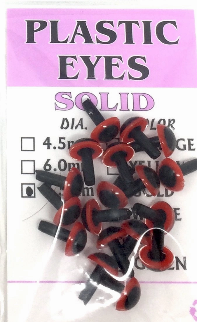 Wapsi Solid Plastic Eyes