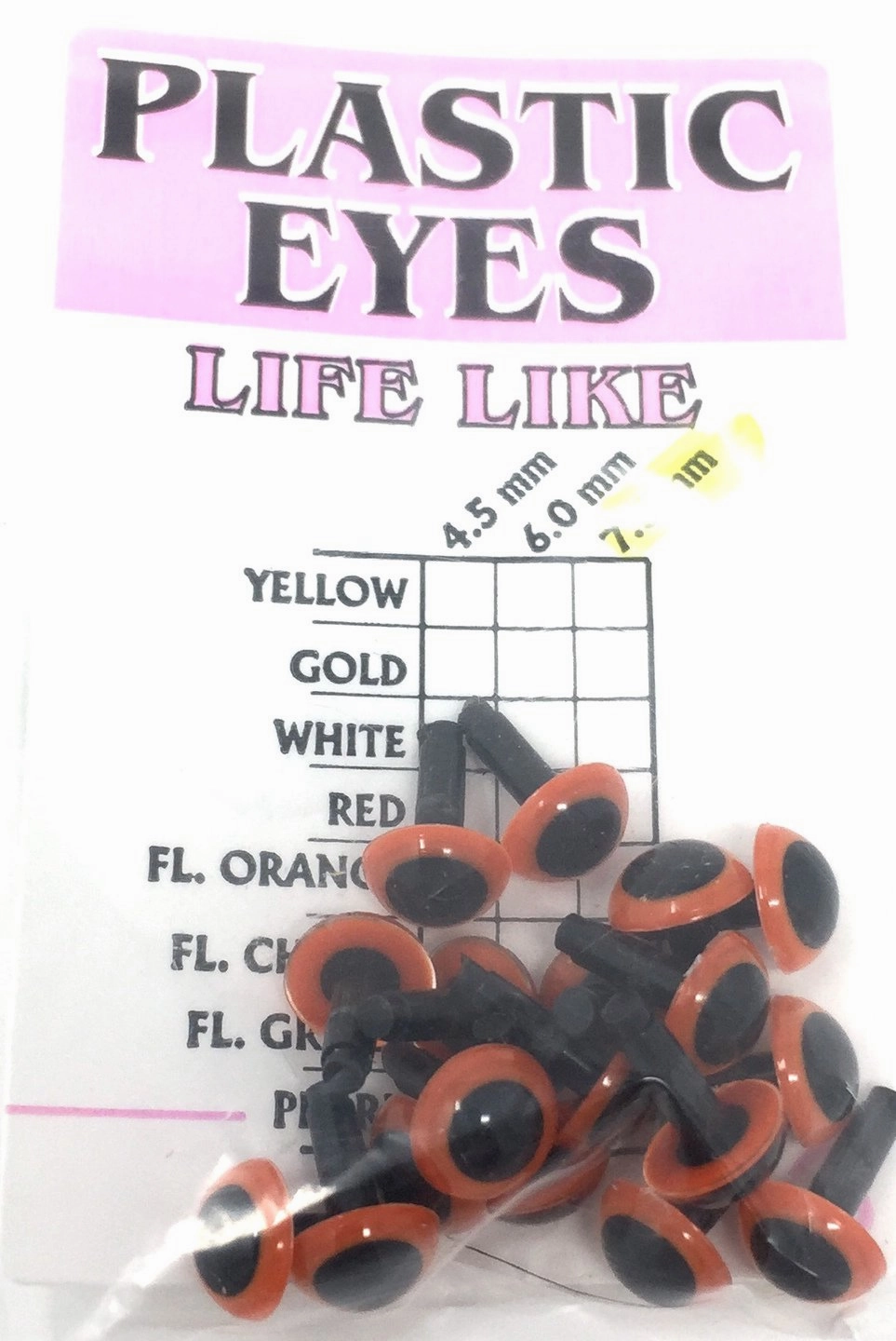 Wapsi Solid Plastic Eyes