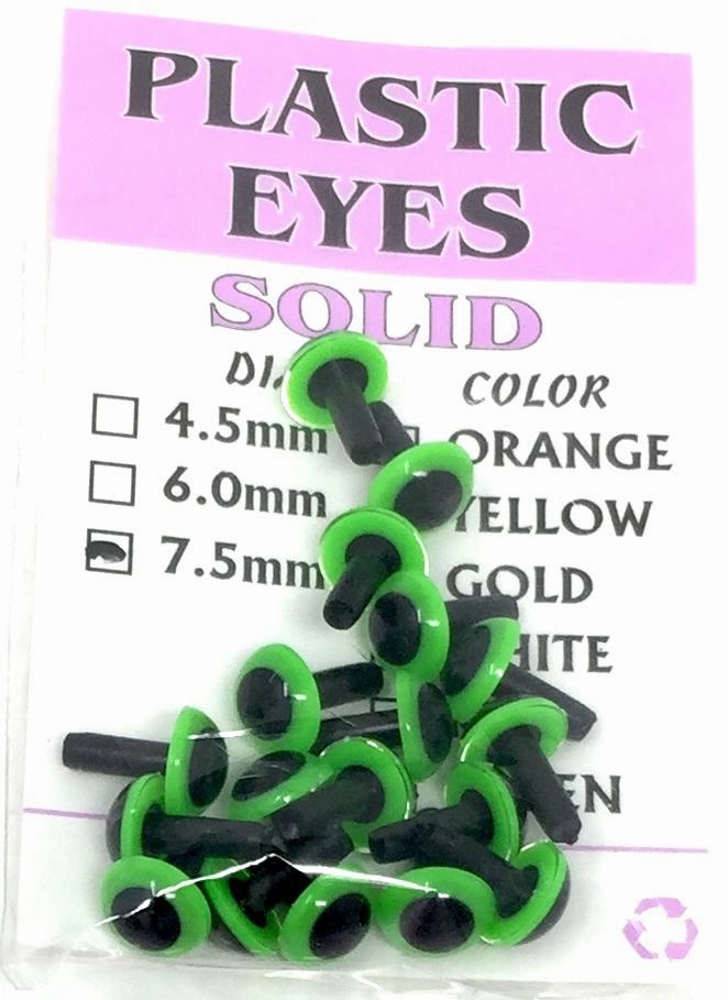 Wapsi Solid Plastic Eyes