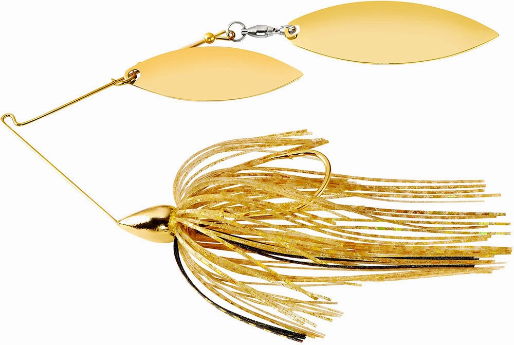 War Eagle Double Willow Gold Frame Spinnerbait - 3/8 oz