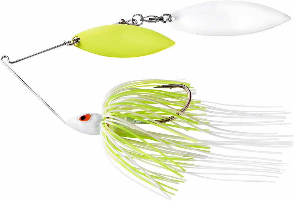 War Eagle Painted Head Nickel Frame Double Willow Spinnerbait - 3/8 oz