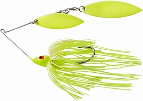 War Eagle Painted Head Nickel Frame Double Willow Spinnerbait - 3/8 oz