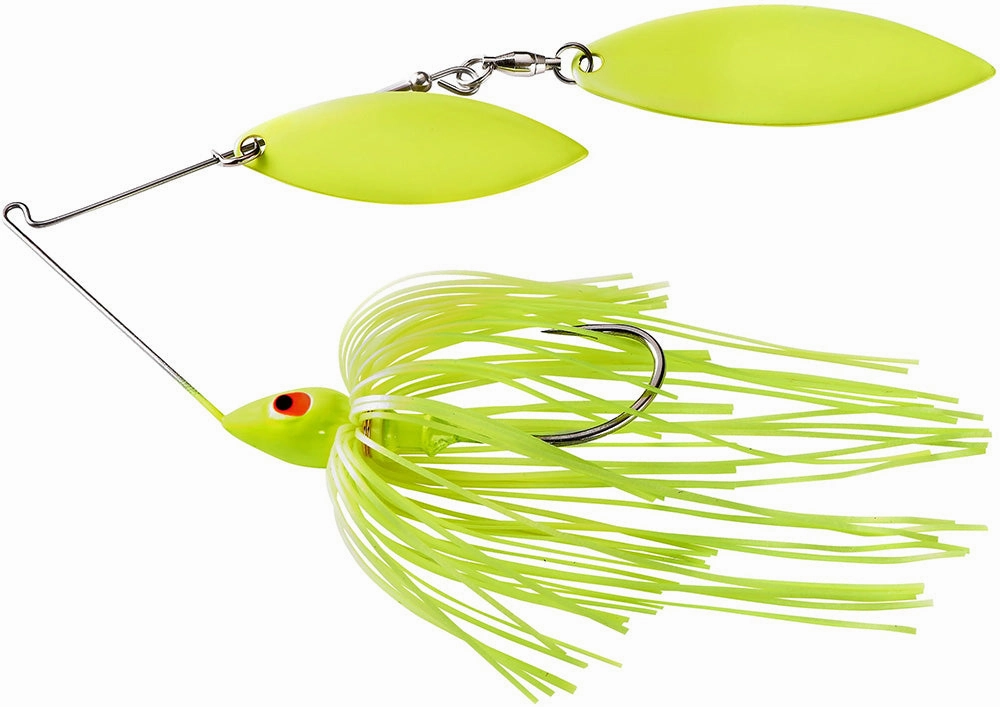 War Eagle Painted Head Nickel Frame Double Willow Spinnerbait - 3/8 oz