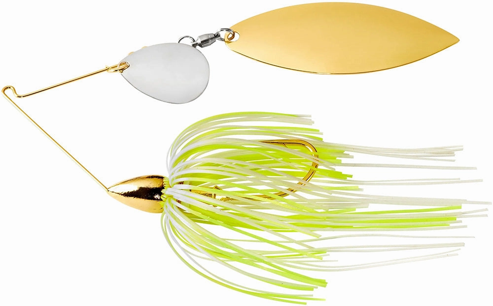 War Eagle Tandem Colorado Willow Gold Frame Spinnerbait - 1/2 oz