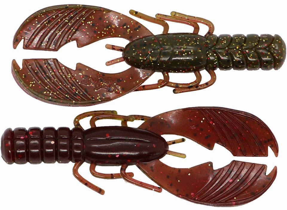 Xzone Muscle Back Craw Soft Plastic Craw 8 pack