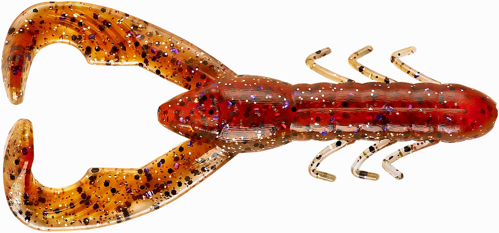YUM Christie Craw 3 1/2 inch Soft Plastic Craw 8 pack