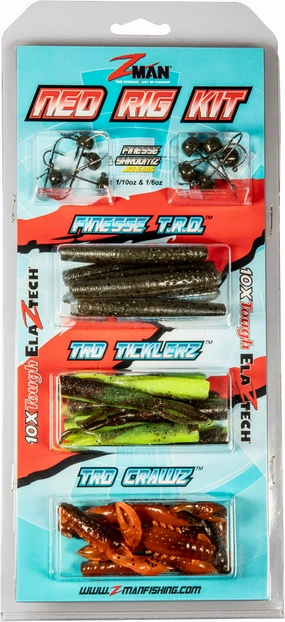 Z-Man 32-Piece Ned Rig Kit - Hot Colors